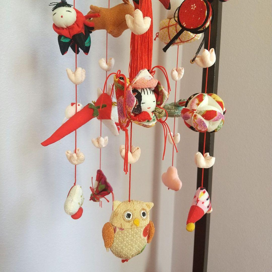 ちりめん細工 吊るし飾り 吊るし雛 (2)