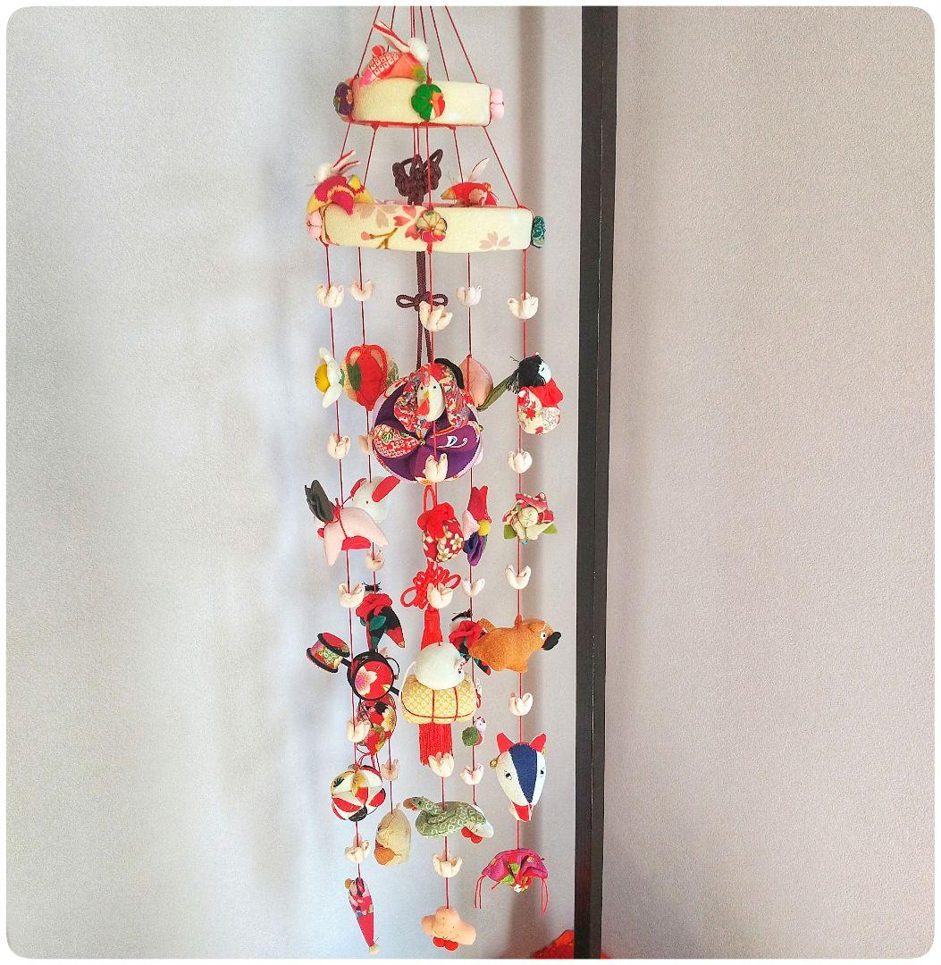 ちりめん細工 吊るし飾り 吊るし雛 (2)