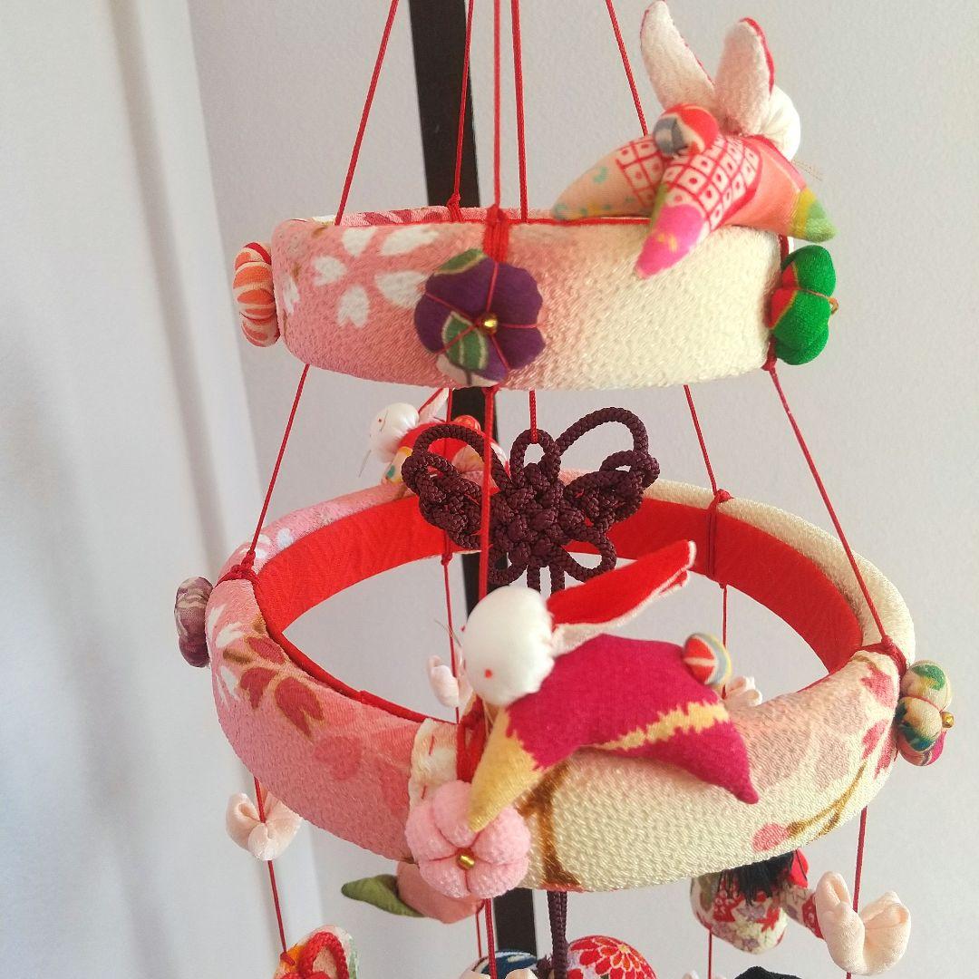 ちりめん細工 吊るし飾り 吊るし雛 (2)