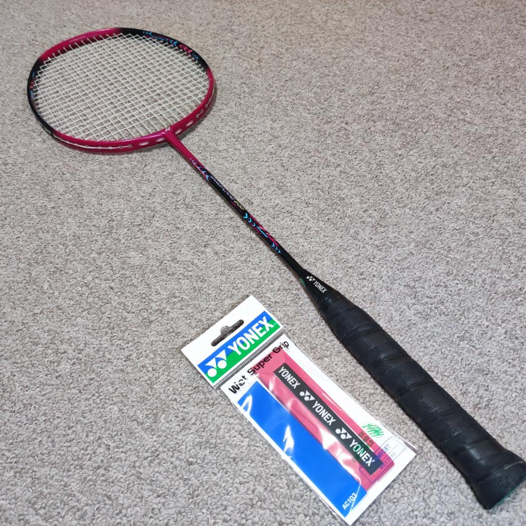 美品 YONEX ナノフレア200 BG65Ti20P 張上 塗装剥れ有 n49