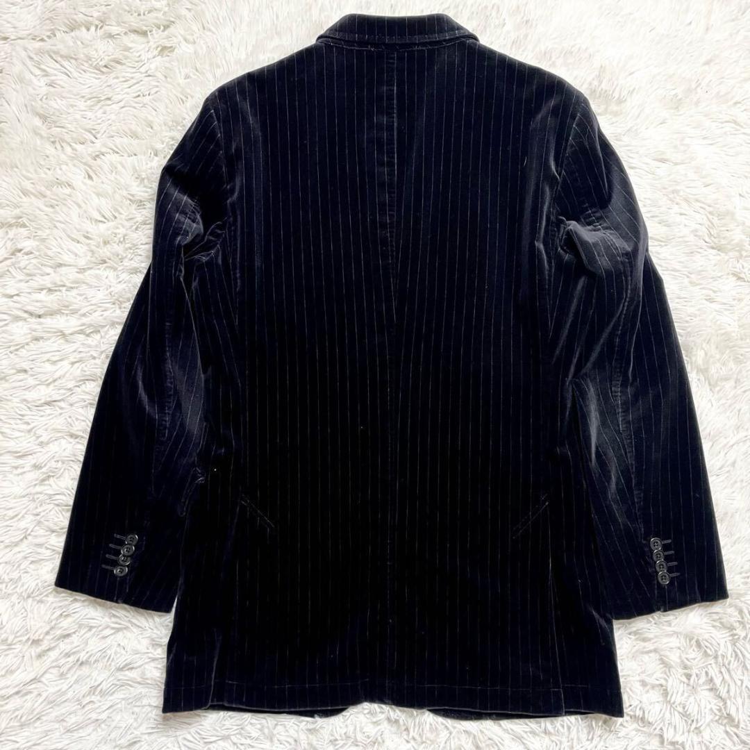 【極美品】バーバリーブラックレーベル セットアップ ベロア ベルベット 総柄