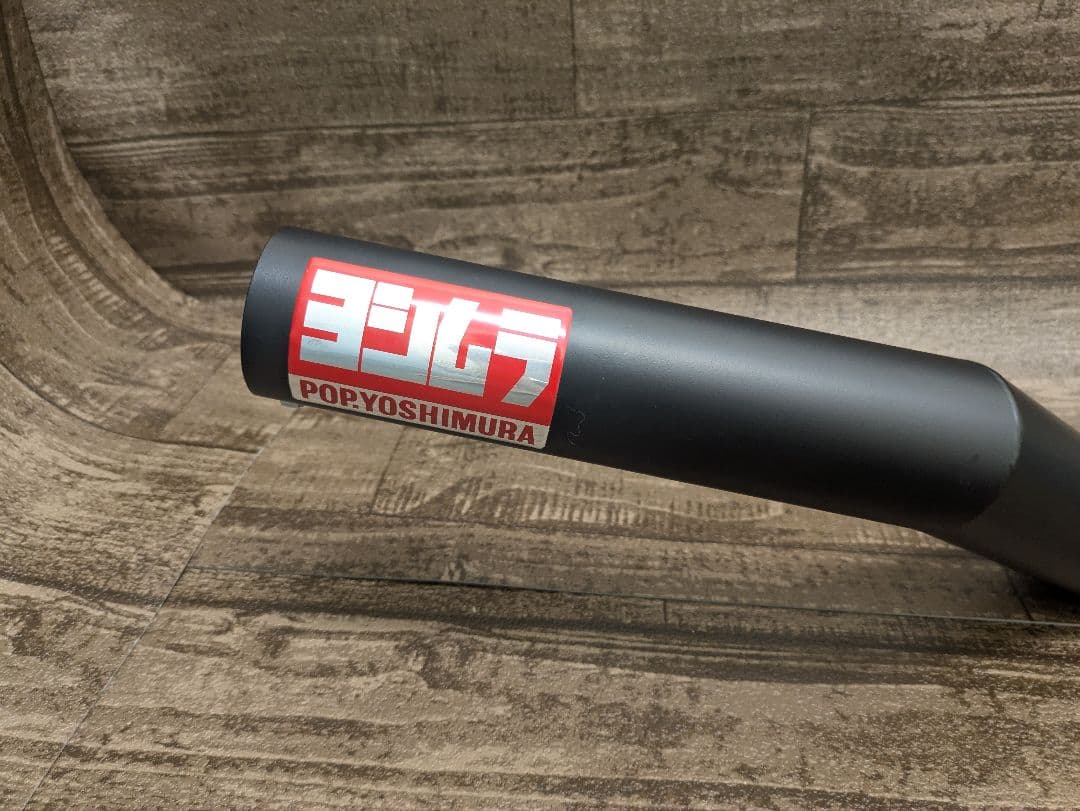 CB400F/350F ショート管マフラー黒　ステッカー付き送　料込み