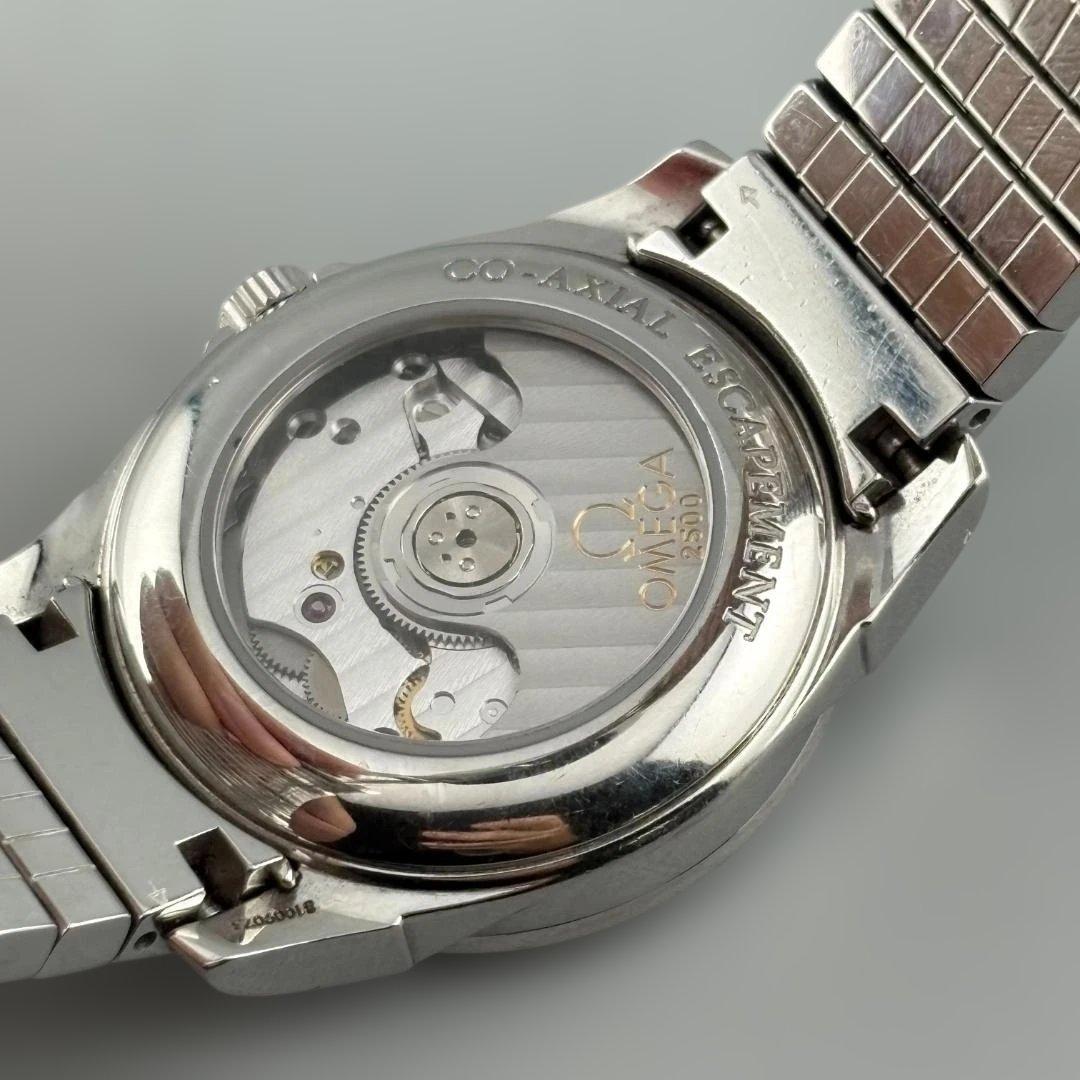 オメガ OMEGA デビル 4581.31.00 デイト ホワイトSS 自動巻き