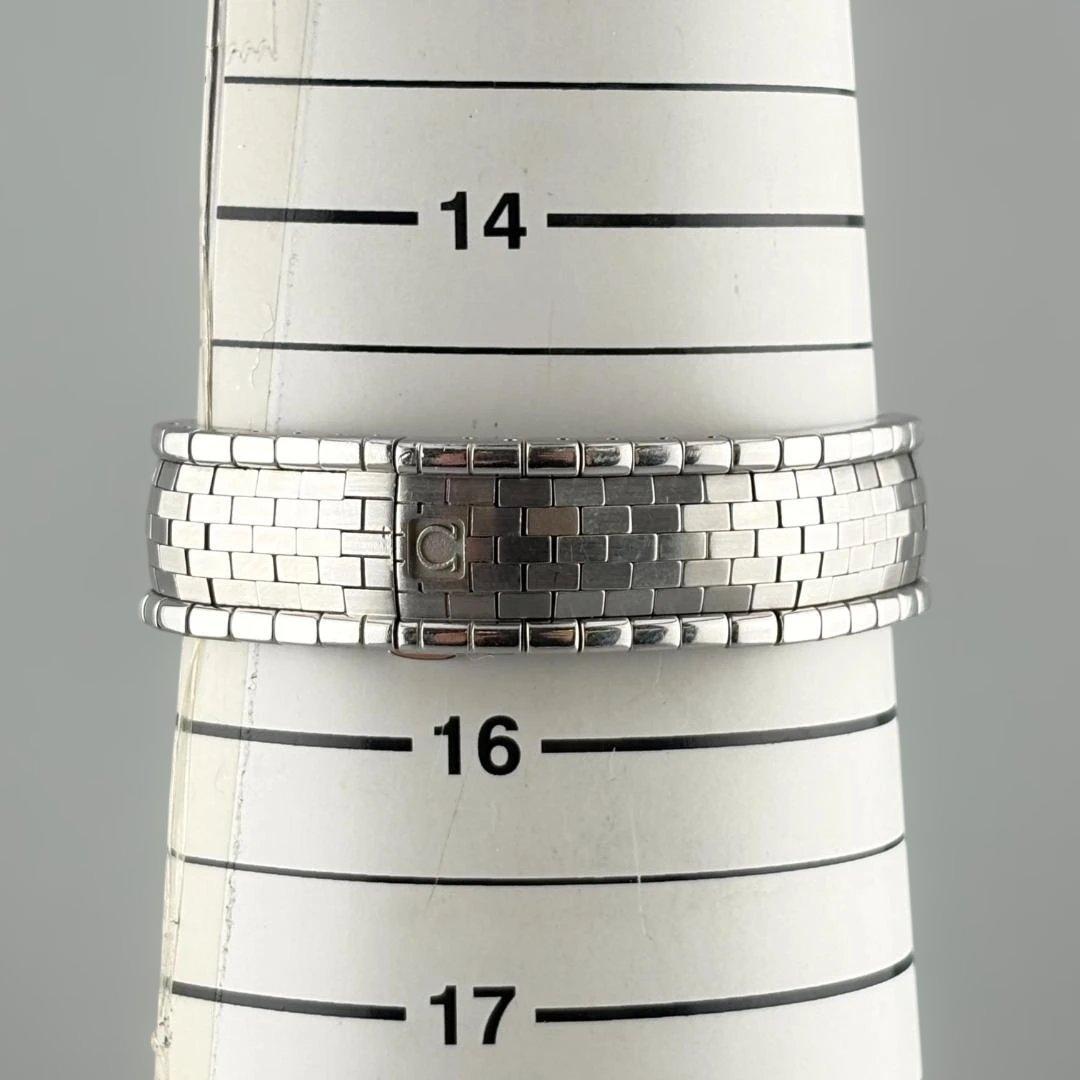 オメガ OMEGA デビル 4581.31.00 デイト ホワイトSS 自動巻き