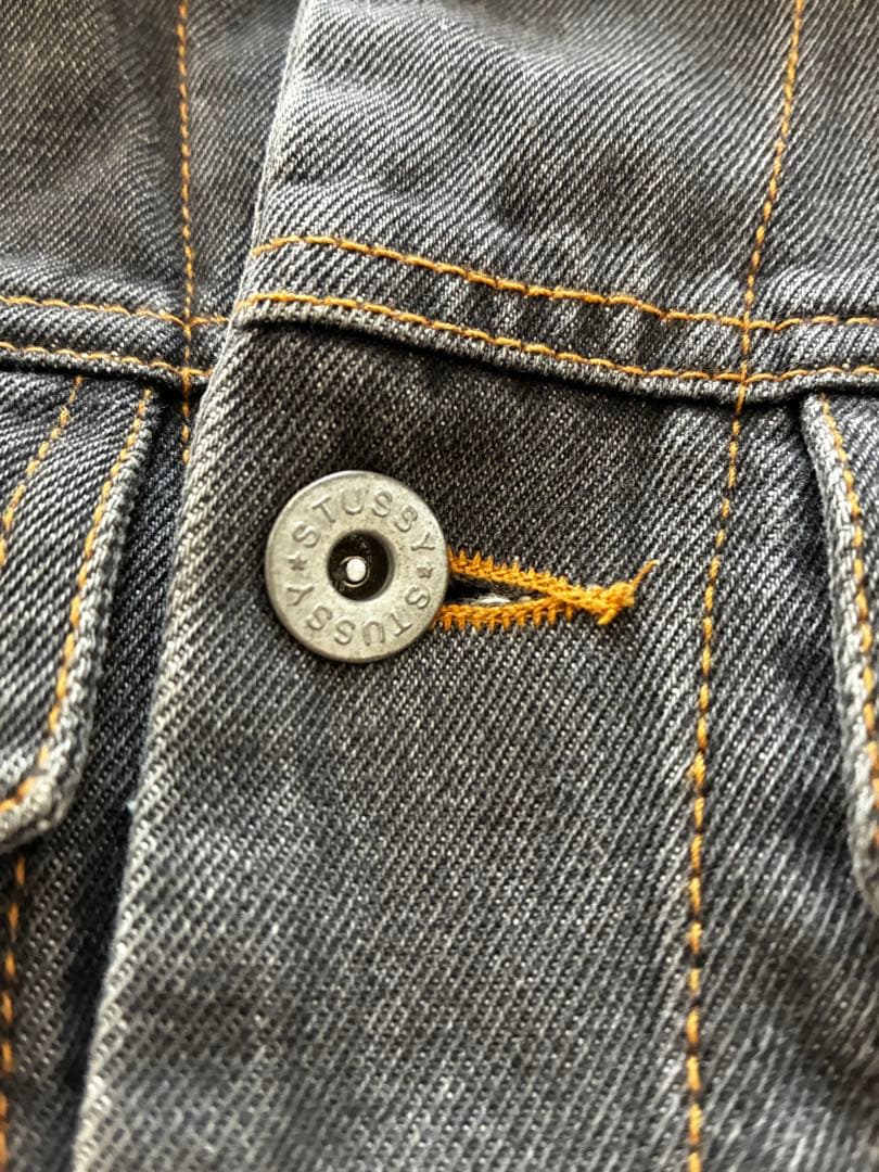 【最終値下げ】STUSSY GEAR デニムレザー　ジャケット