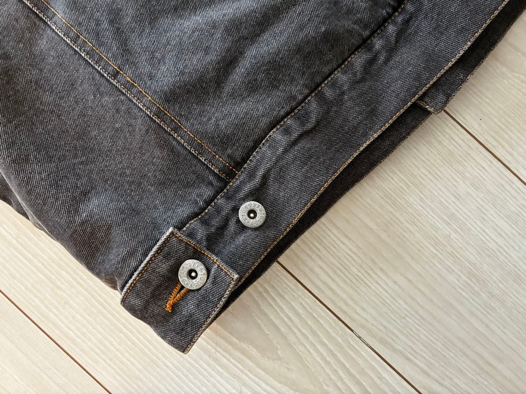 【最終値下げ】STUSSY GEAR デニムレザー　ジャケット