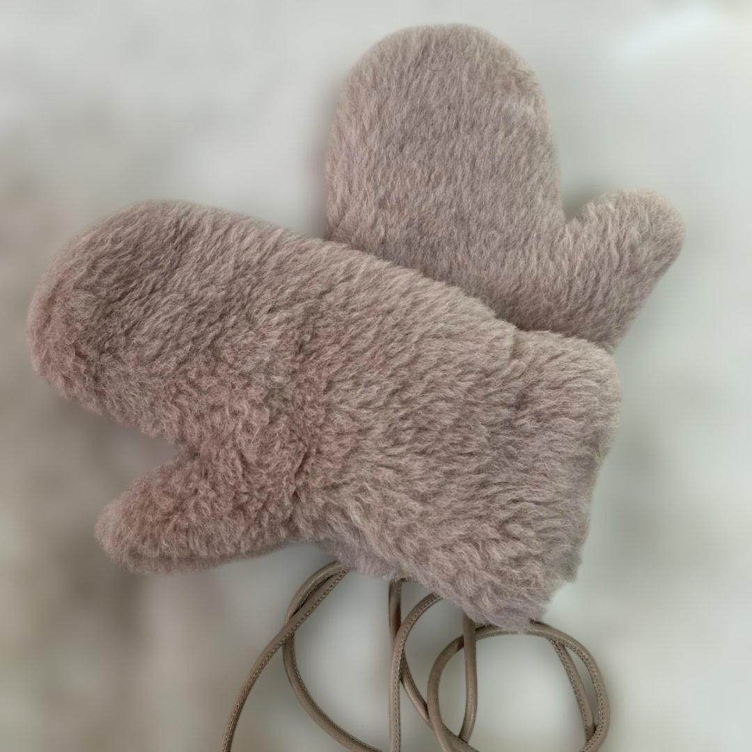 美品★匿名配送 Max Mara マックスマーラ グローブ テディベア 手袋