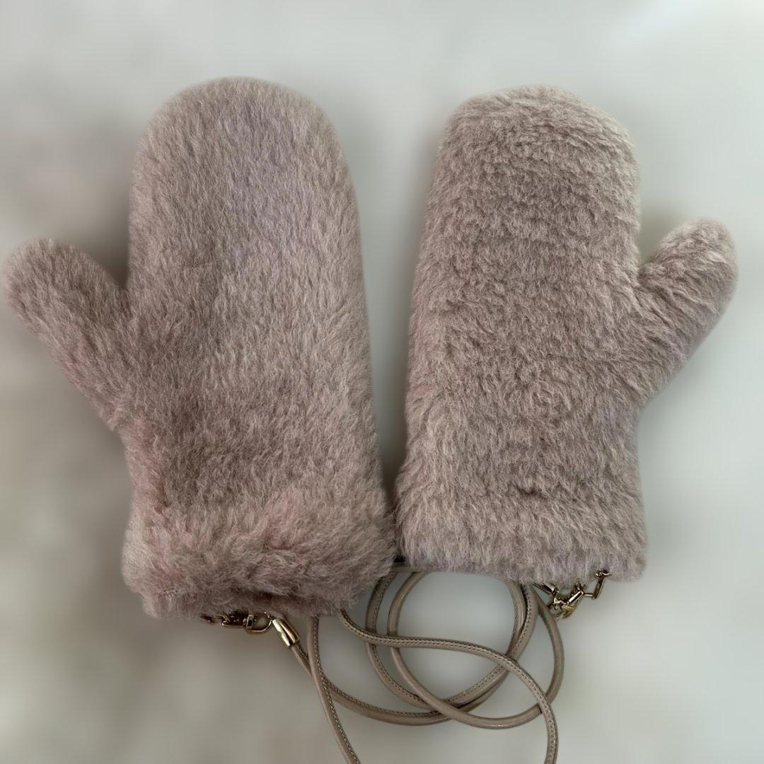 美品★匿名配送 Max Mara マックスマーラ グローブ テディベア 手袋