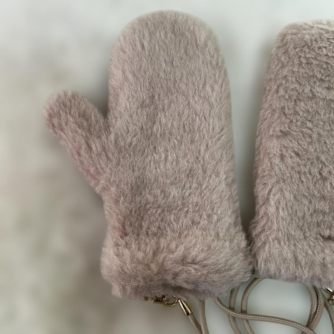 美品★匿名配送 Max Mara マックスマーラ グローブ テディベア 手袋