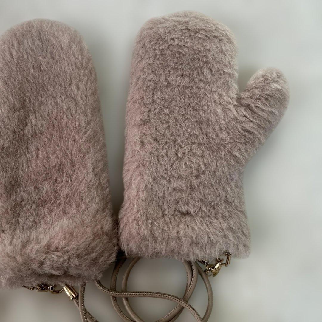 美品★匿名配送 Max Mara マックスマーラ グローブ テディベア 手袋