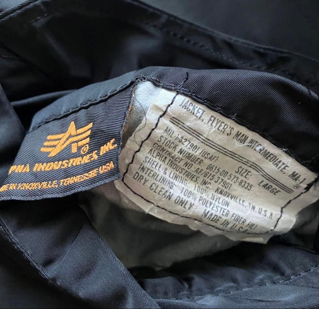 90s USA製　ALPHA MA-1 フライトジャケット