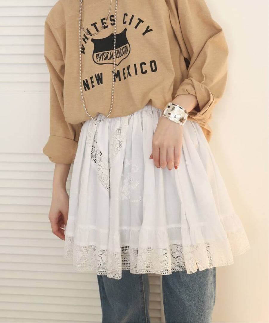 crinkle crinkle crinkle IENA 2way ミニスカート