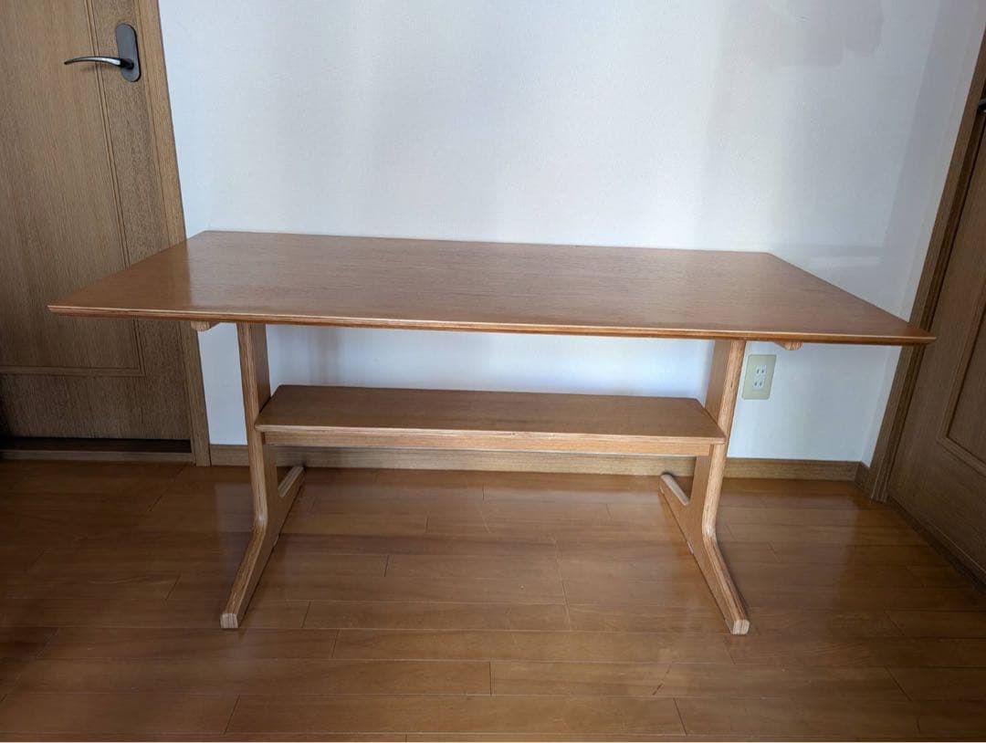 【送料込】無印良品 MUJI ダイニング リビングテーブル 木製家具机デスク