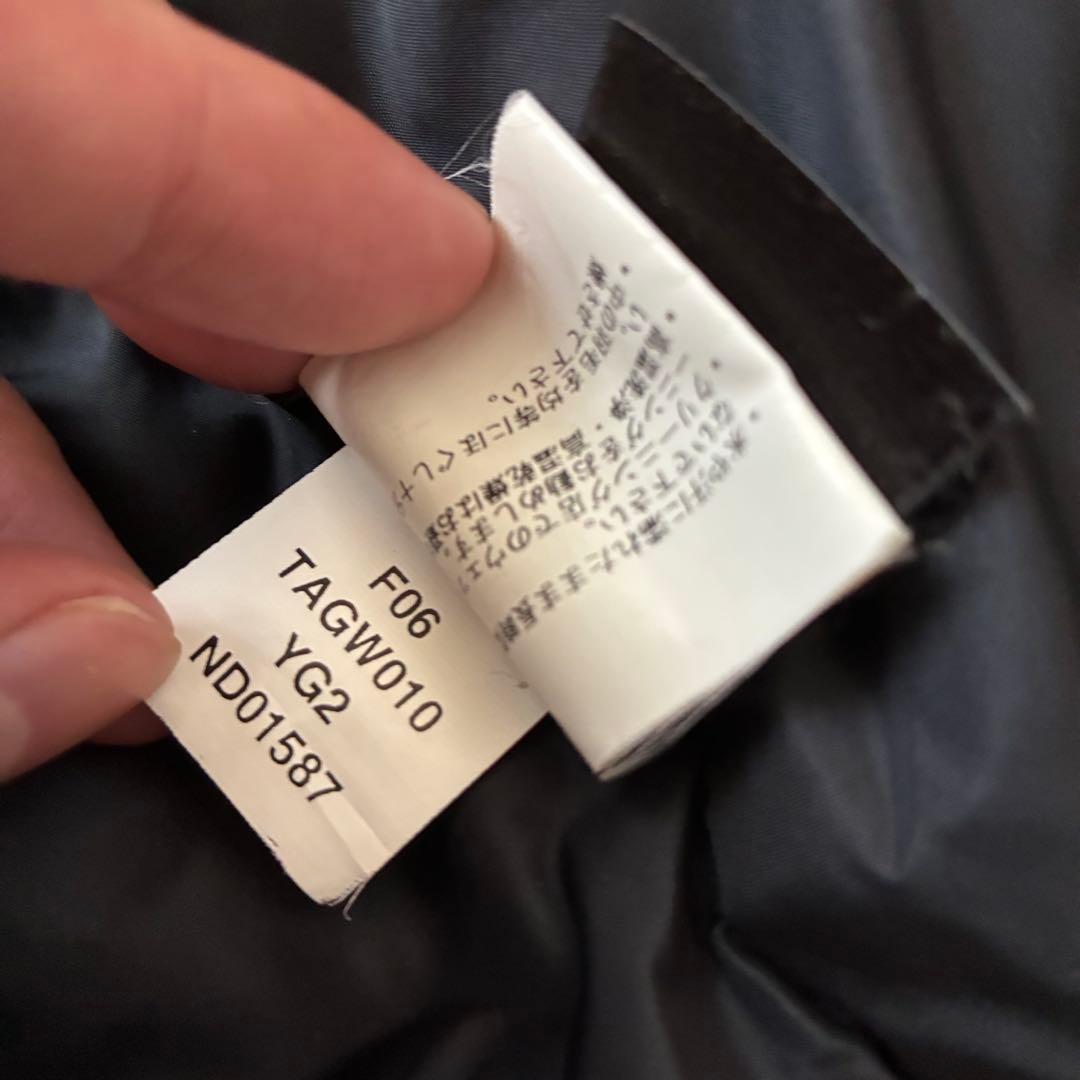 希少 ノースフェイス ヌプシダウンジャケット 1番人気 センターロゴ ブラック