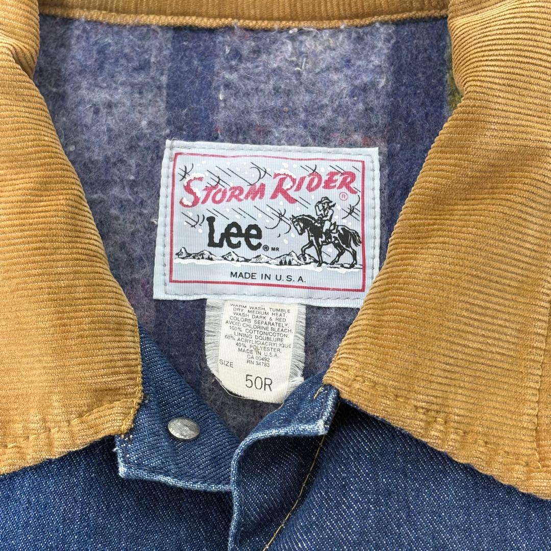 希少 美品✨70s USA製 Lee Storm Rider 50R 短丈
