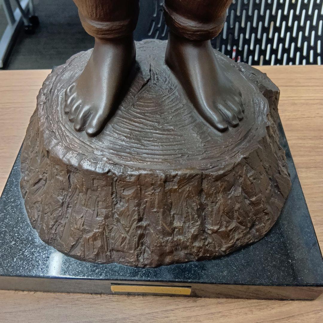 玉野勢三　ブロンズ　高さ約55cm　彫刻　銅像　置物