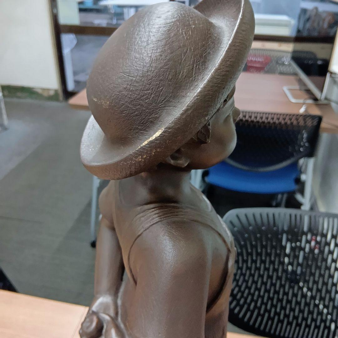 玉野勢三　ブロンズ　高さ約55cm　彫刻　銅像　置物