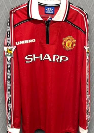 98/99 マンチェスター・ユナイテッド ホーム 長袖 18 ポール・スコールズ