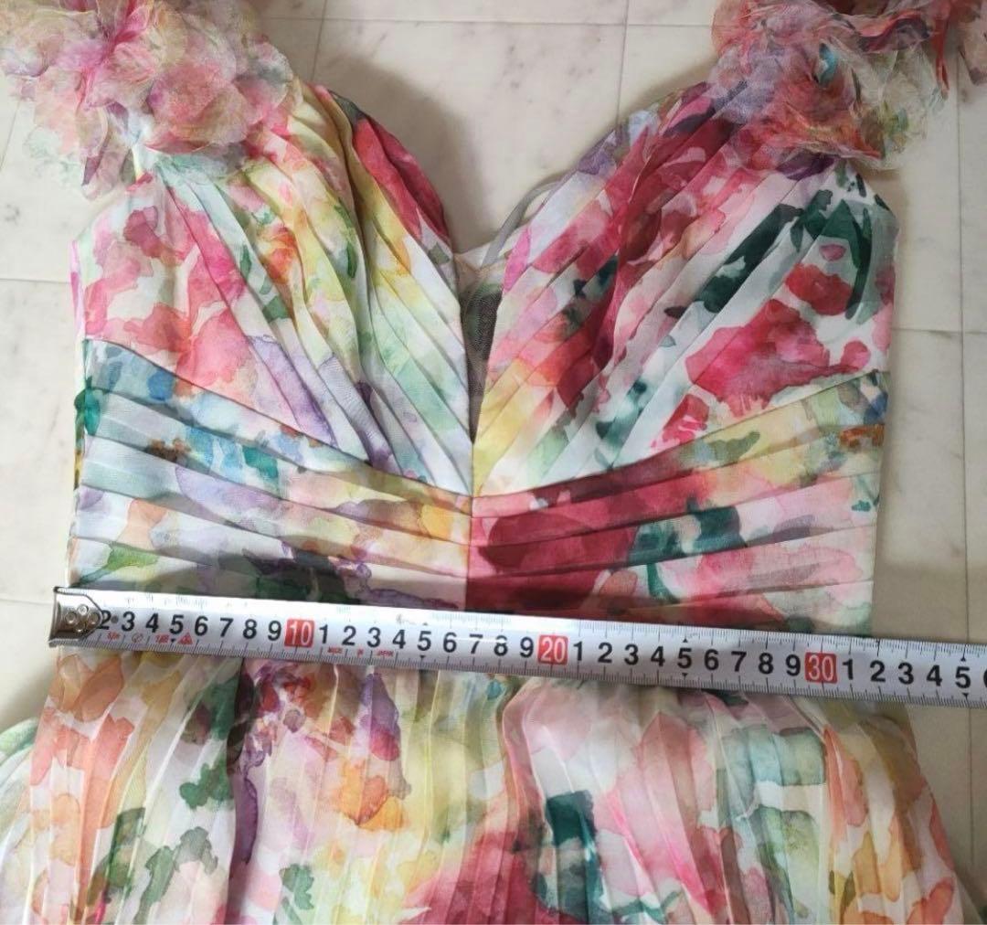 みさみさ様Marchesa Notte 花柄オフショルダー ロングドレス2サイズ