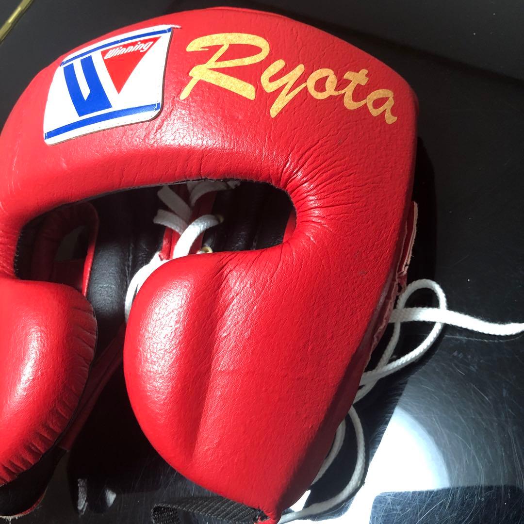 wining ヘッドギア　レッド　サイズM