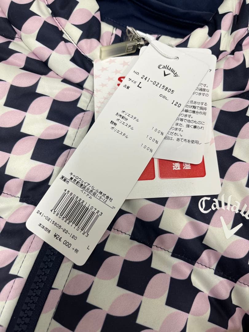 Callaway 千鳥柄　中綿ブルゾン　ジャケット