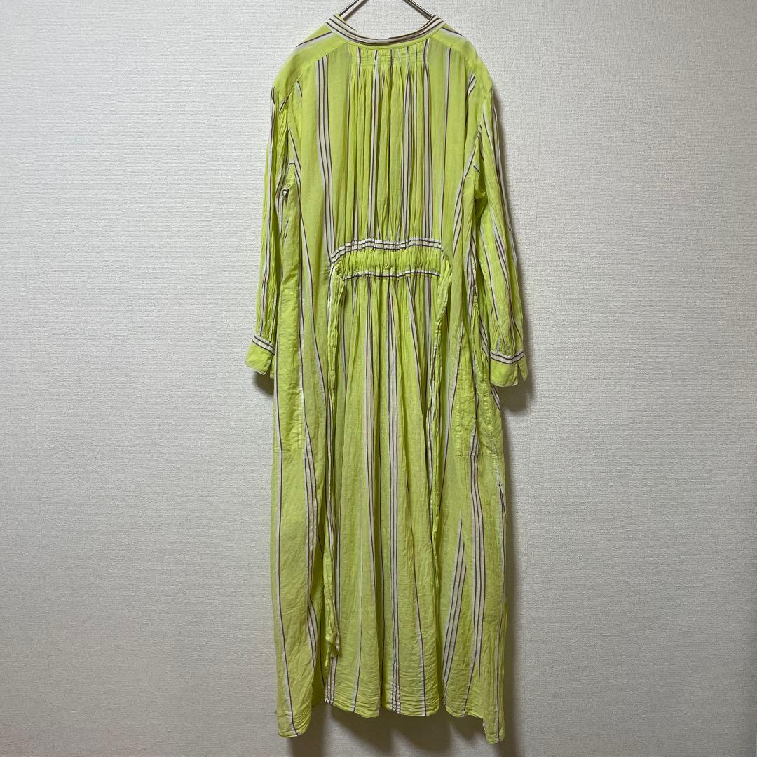 コラボ✨ヌキテパ　ne Quittez pasシャツワンピース　ストライプ