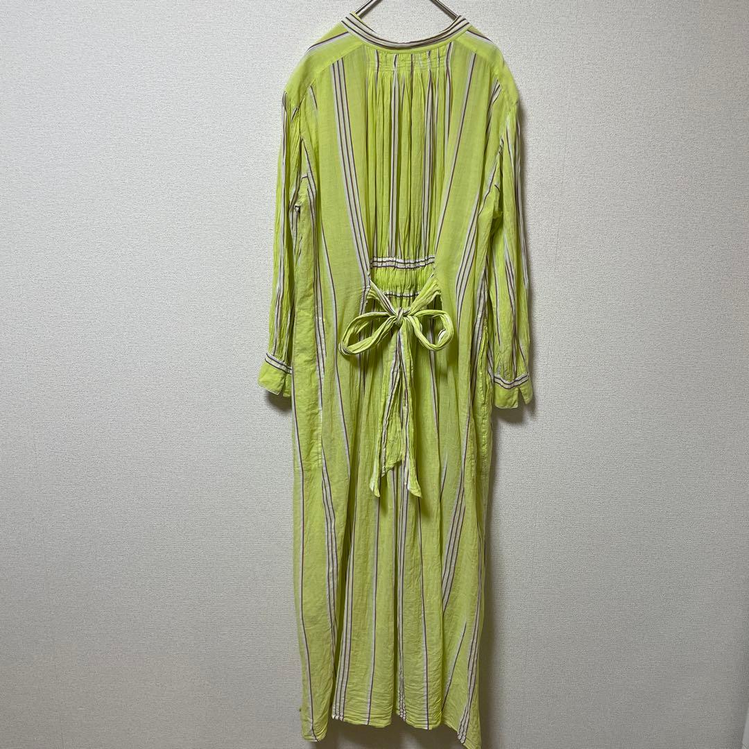 コラボ✨ヌキテパ　ne Quittez pasシャツワンピース　ストライプ