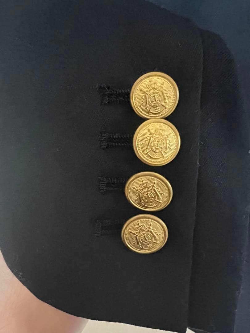 ジャケット・アウター CLANE OVER SHOULDER GOLD BUTTON BLAZER