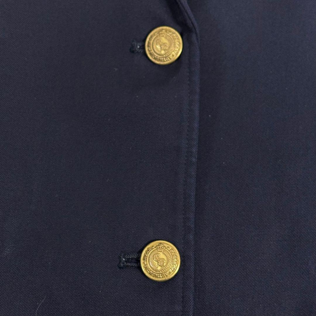 EASTBOY 紺ブレ 13号 XL相当 金ボタン テーラードジャケット 濃紺