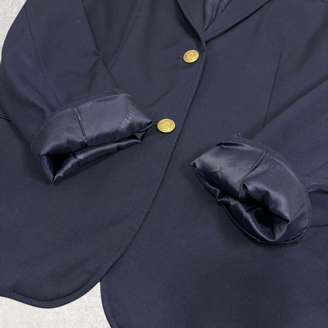 EASTBOY 紺ブレ 13号 XL相当 金ボタン テーラードジャケット 濃紺