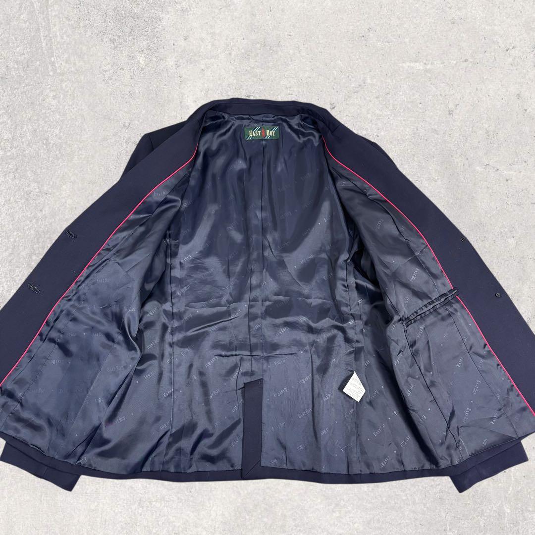 EASTBOY 紺ブレ 13号 XL相当 金ボタン テーラードジャケット 濃紺