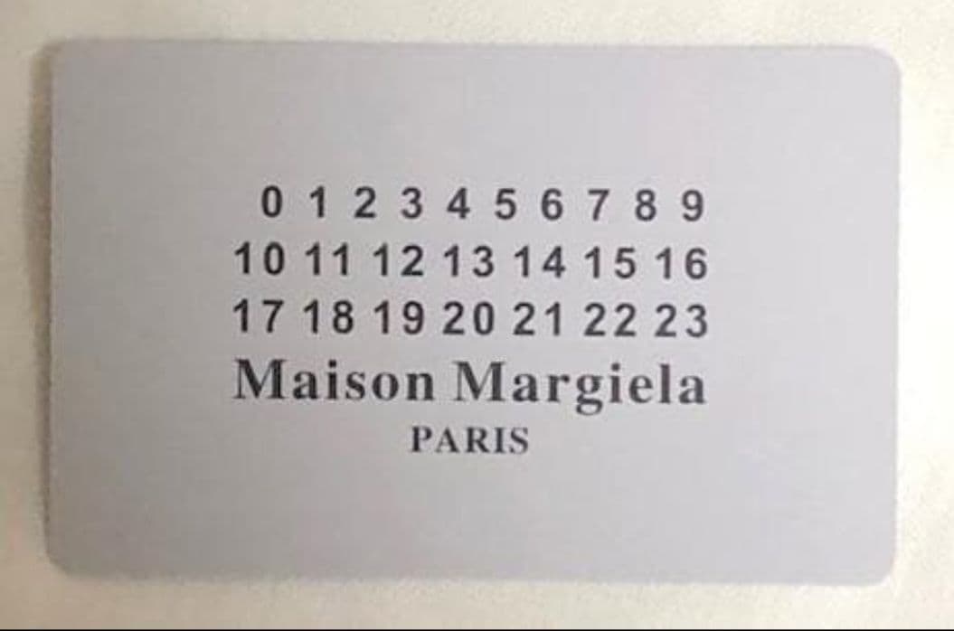 Maison Margiela ブラックレザー二つ折り財布 マネークリップ　新品