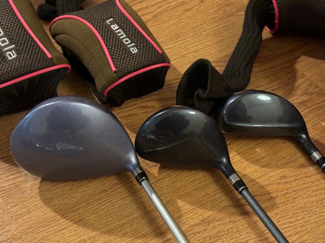 Lamola レディース ゴルフクラブセット　ハーフセット　7本＋バッグ2個付き