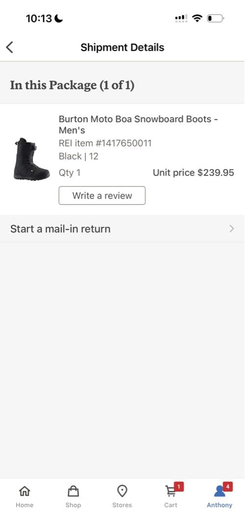 【未使用】Burtonスノーボードブーツ