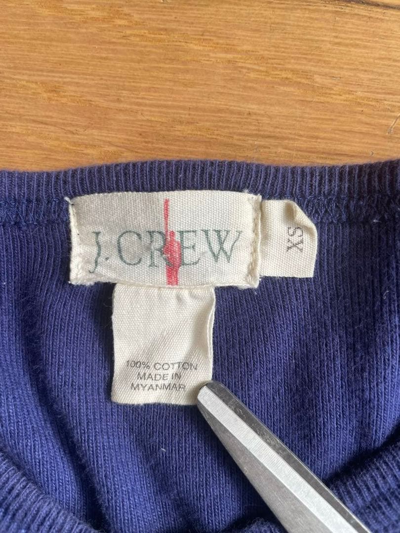 90s J.CREW ヘンリーネック 巨人タグ