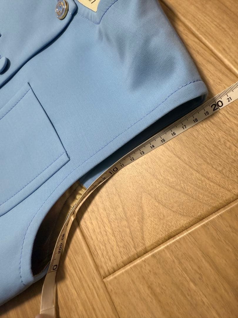 GUCCI ベスト ブルー 40