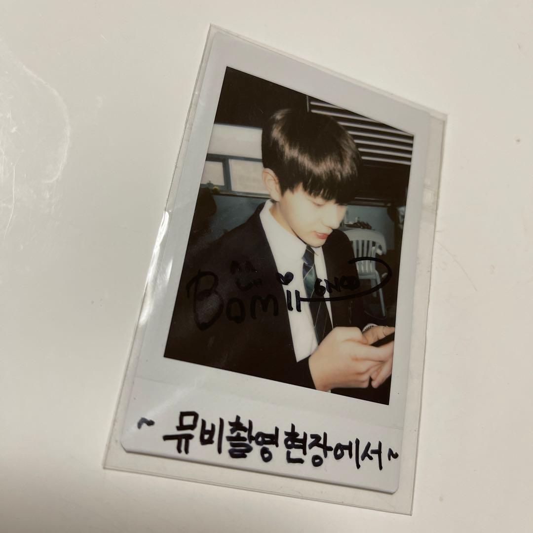 goldenchild ボミン サイン入り ポラロイド チェキ