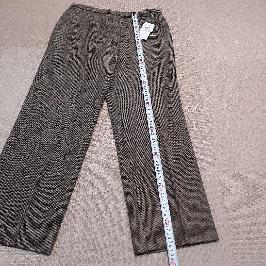 新品未使用　定価 28350円　Leilian　日本製　ツイードパンツ　15号