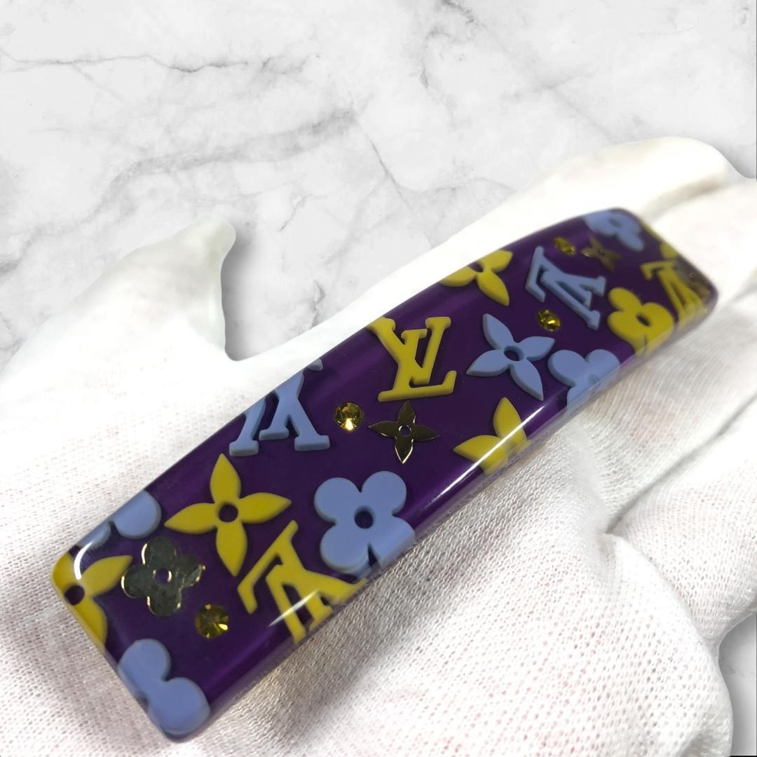 美品 ルイヴィトン バレッタ モノグラム ファランドール 髪留 ヘアアクセサリー