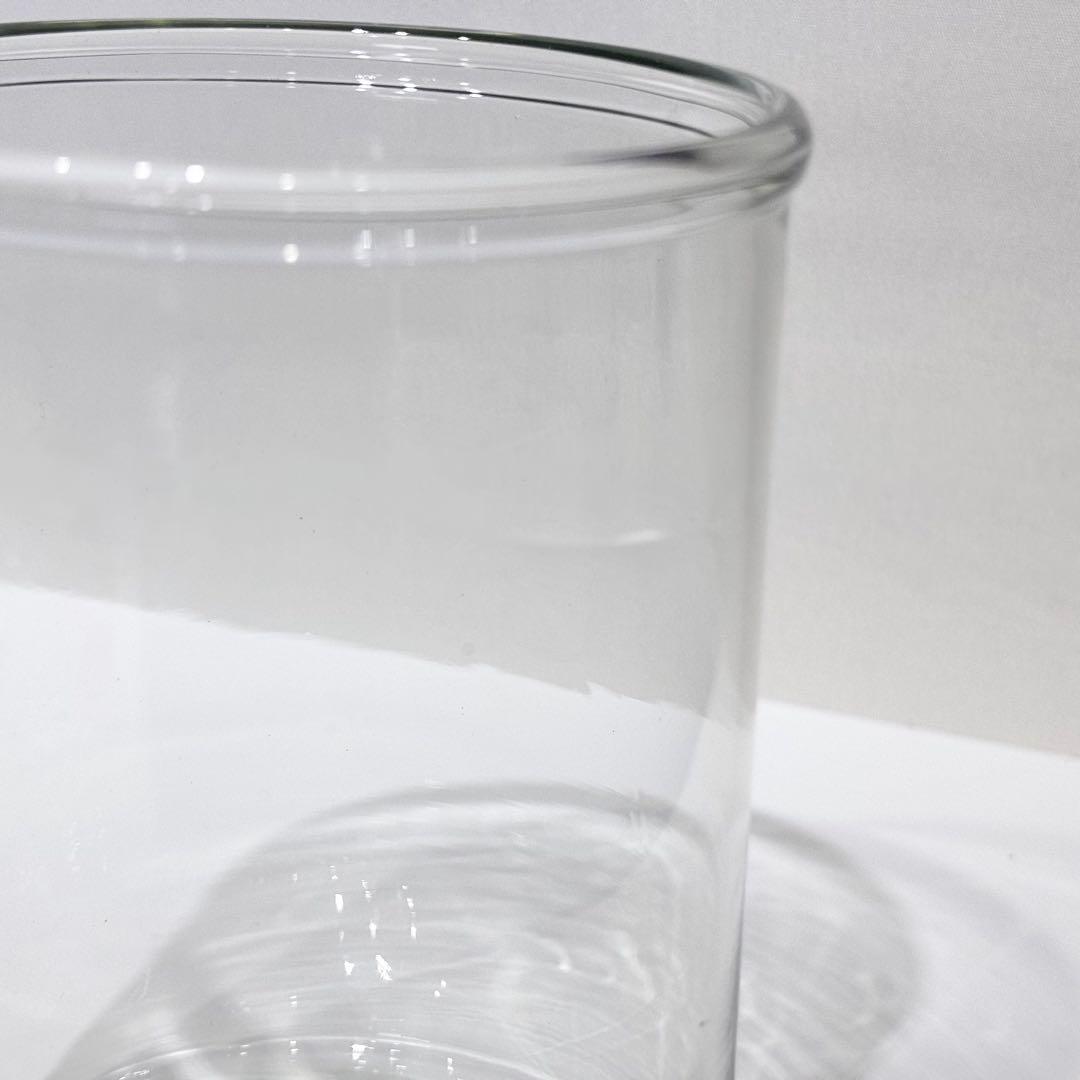 Kumono★新品・未使用品！翁再生硝子工房 白いフタのコクモツポット