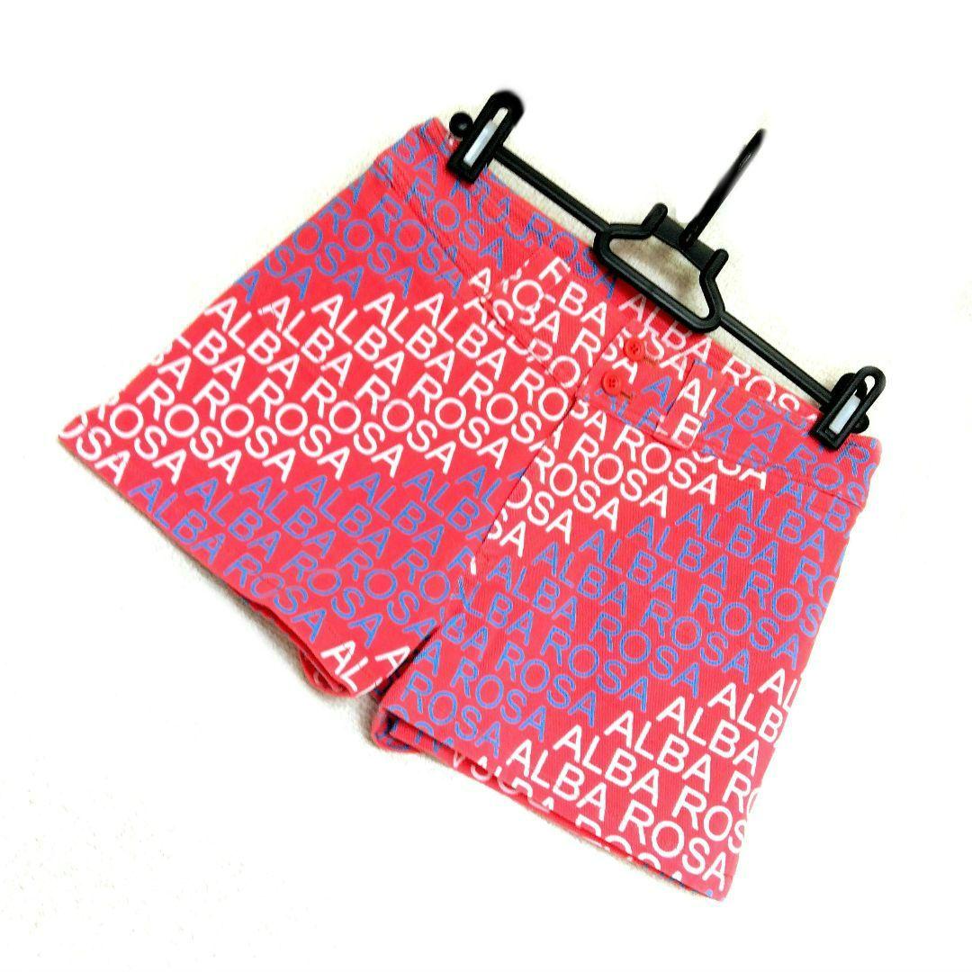 新品！！希少 アルバローザ ALBAROSA❤ロゴロゴ ストレッチパンツ❤総柄