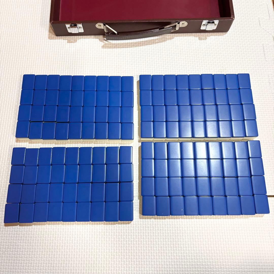 【希少】パステルニューワイド牌 ミズノ 丸一？ 麻雀牌 背青牌 全自動麻雀牌