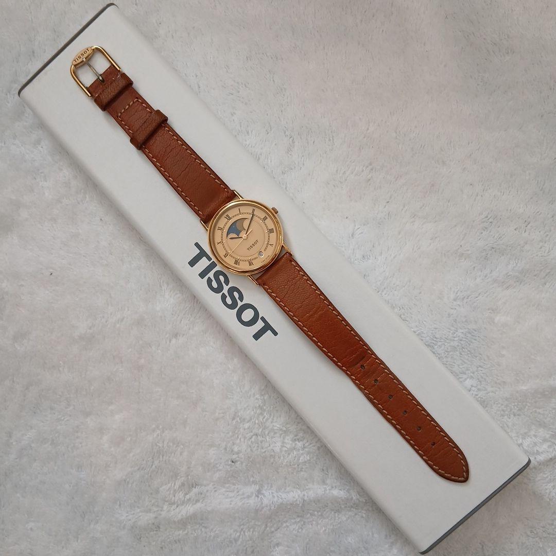 h*✨様 TISSOT ムーンフェイズ 腕時計 ゴールド/ブラウン