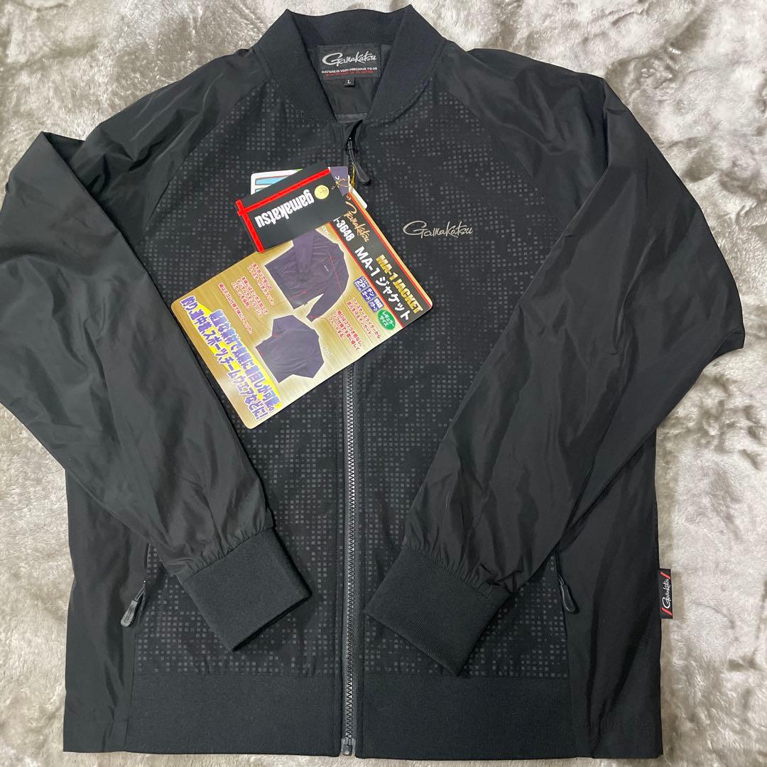 新品★がまかつMA-1ジャケットサイズL★GM-3648ブラック