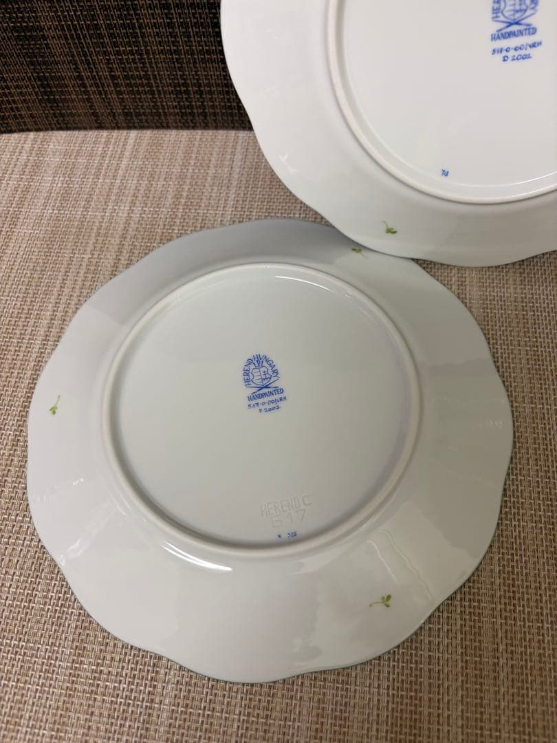 HEREND ウィーンの薔薇 プレート 19cm