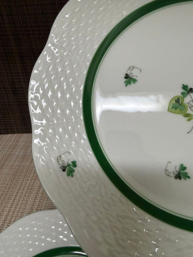 HEREND ウィーンの薔薇 プレート 19cm