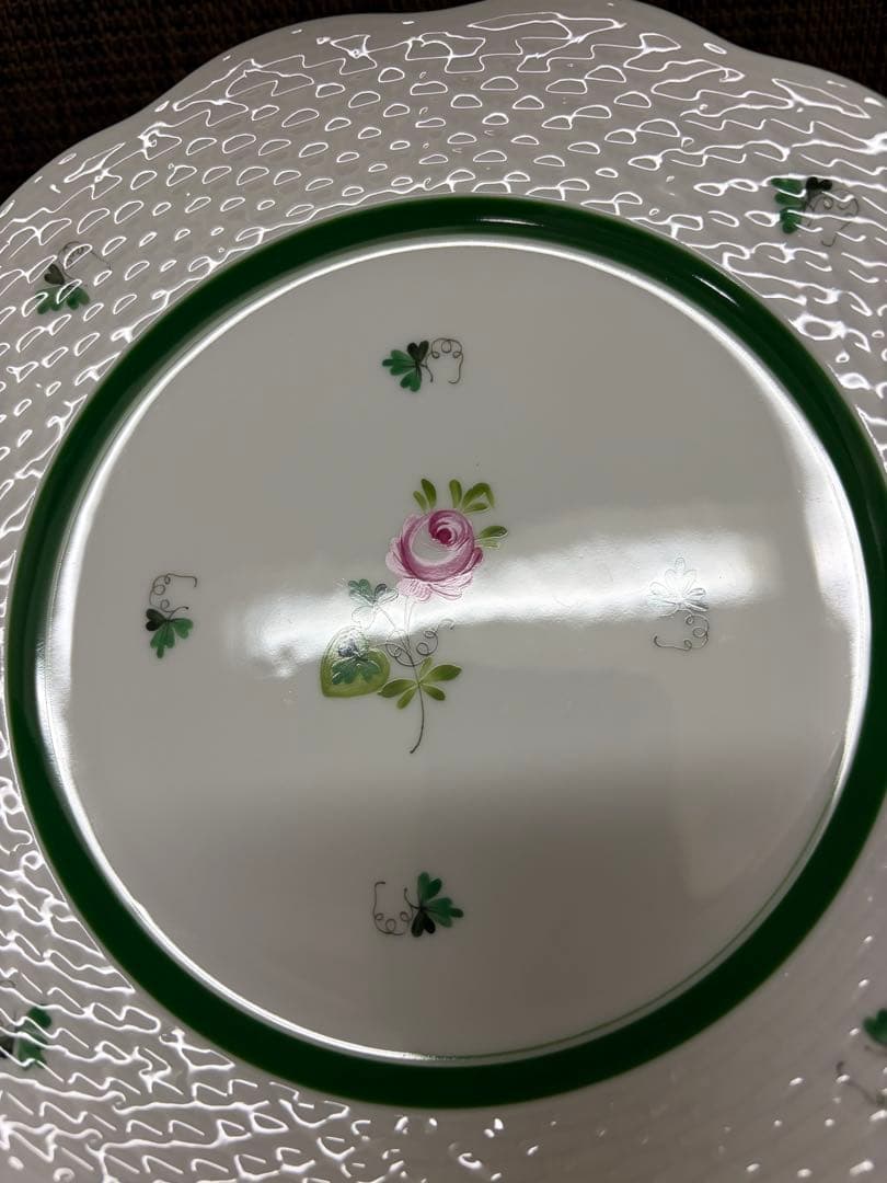 HEREND ウィーンの薔薇 プレート 19cm