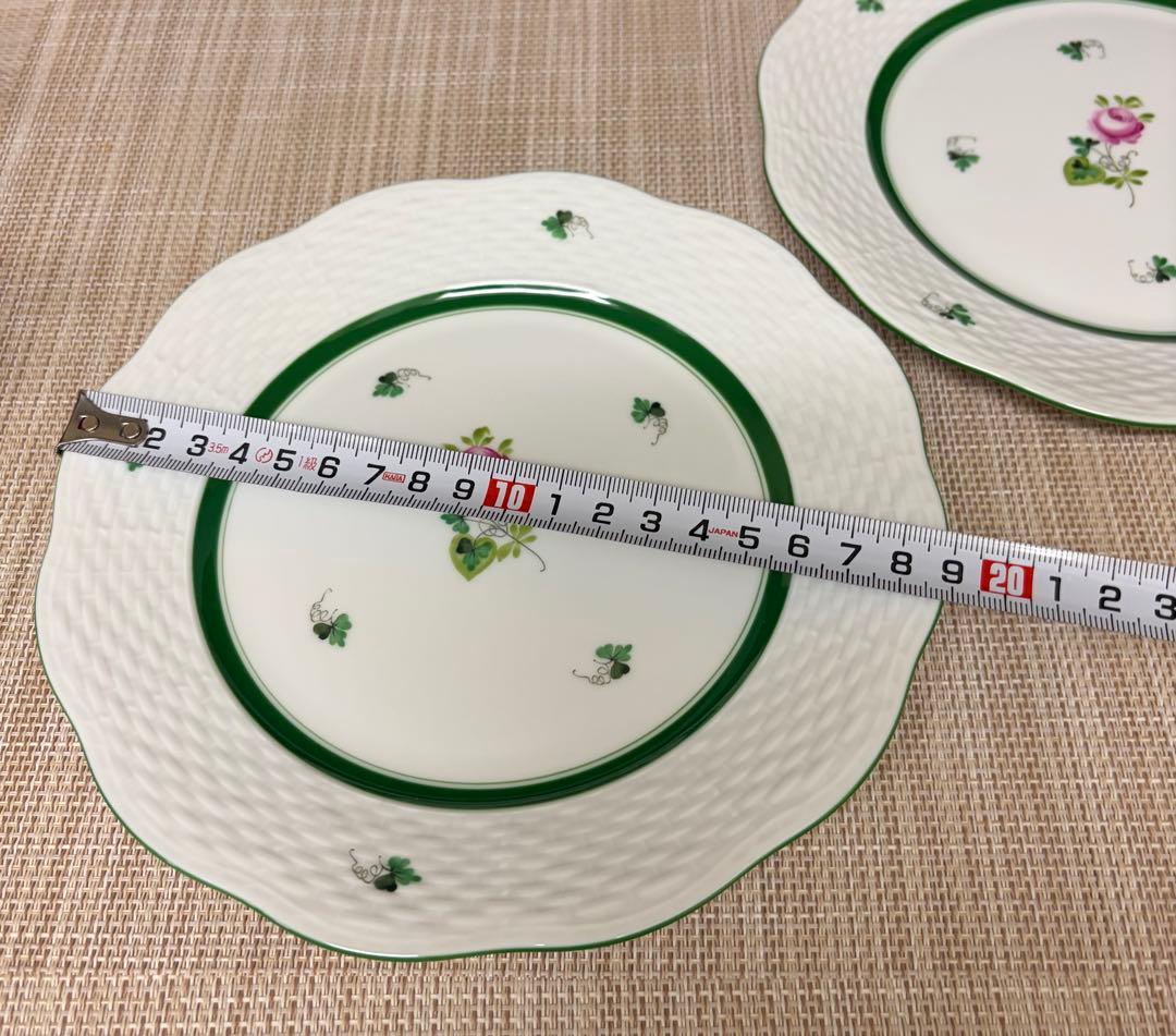 HEREND ウィーンの薔薇 プレート 19cm