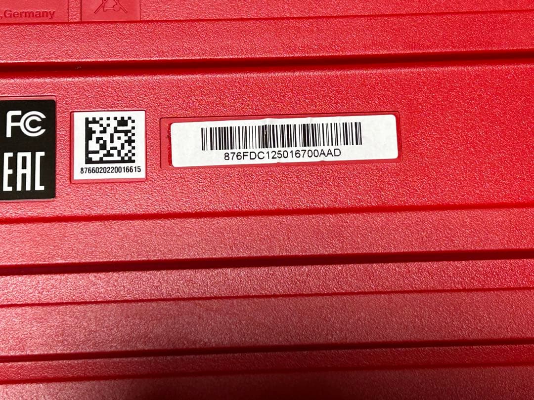 カシオトーン2022年製【CASIO CT-S200キーボード赤61鍵盤】電池付