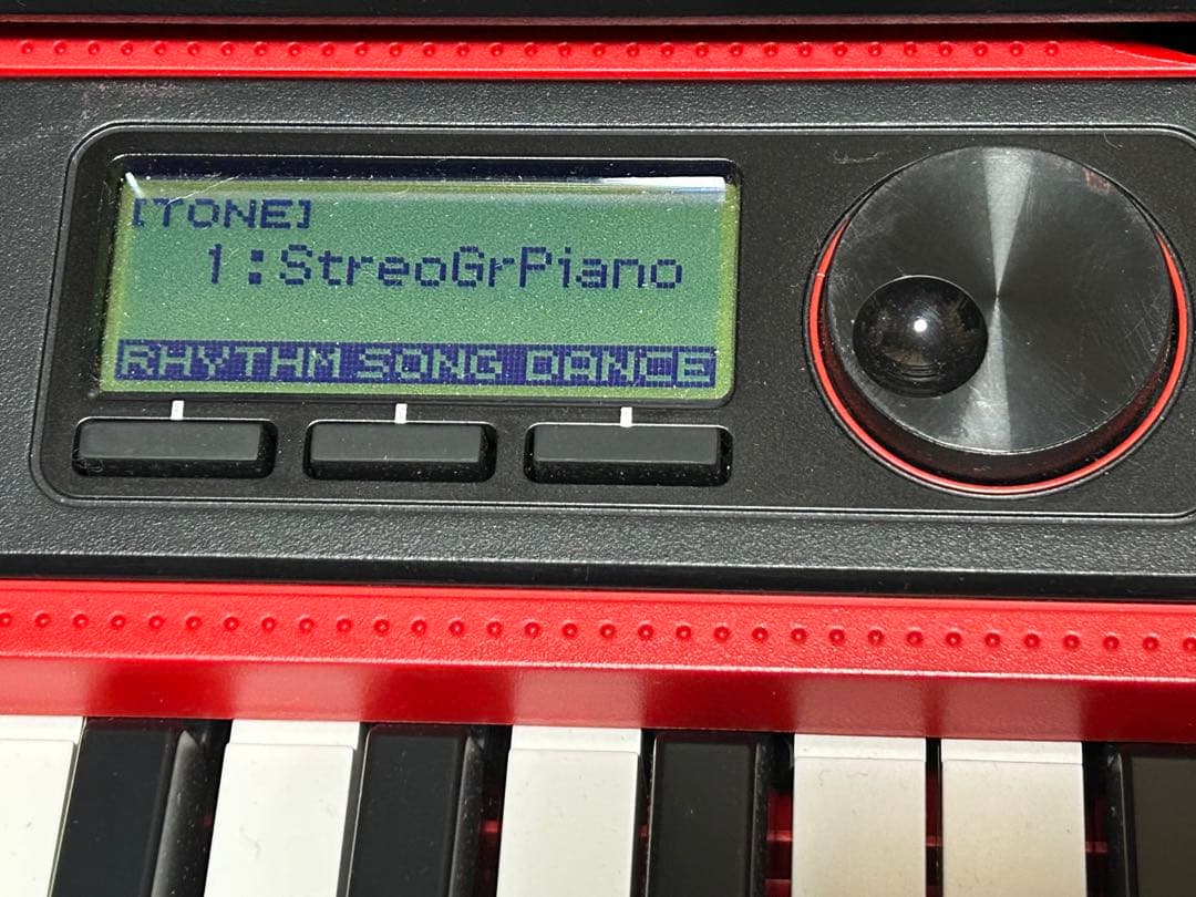 カシオトーン2022年製【CASIO CT-S200キーボード赤61鍵盤】電池付